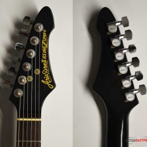 Aria Pro II RS Inazuma-I 1983-1984 Black w/Thunderbolt | Reverb