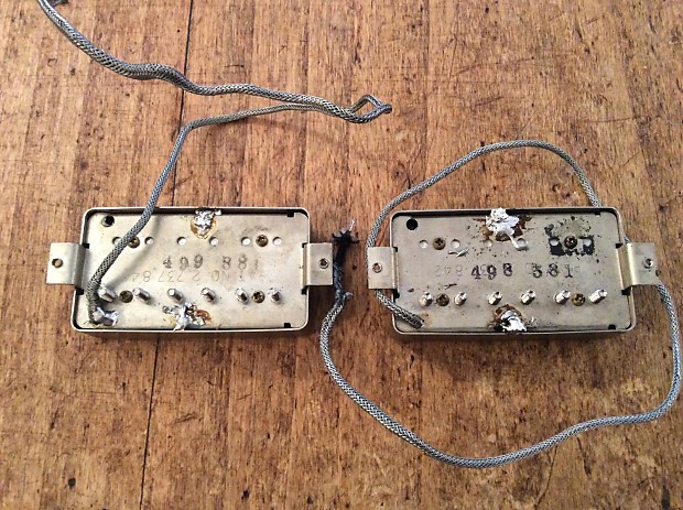 Gibson Tim Shaw pickups 1981 Aged Nickel | Reverb