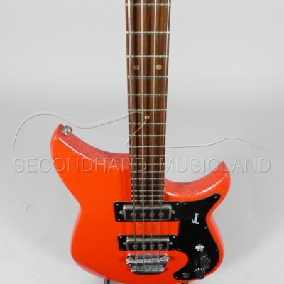 Framus Framus BL 8 Bass ca 1973 in Rot Metallic mit Fender Gigbag. 1973 - red image 6