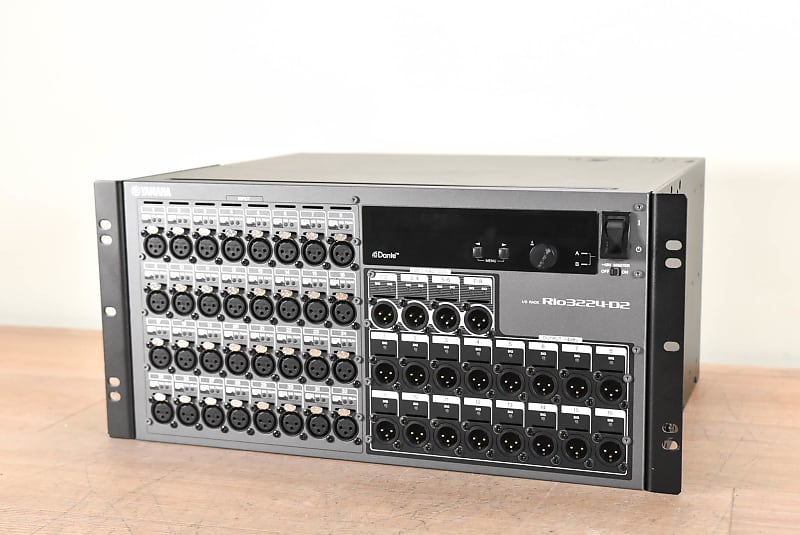 Yamaha Rio3224-D2 32-In / 24-Out Dante Stage Box CG004CG | Reverb