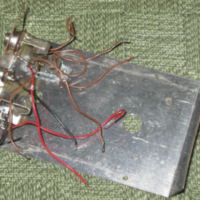 used vintage (mid to late 1970s) Electro-Harmonix Small Stone EH4800 USA TOP part of casing, color switch + screws, Power, In, Out Jacks +nuts/washers, some wires [NO: bottom part of casing, Circuit Board, CB Components, Pot, Switch, Light, Other Wires] image 2