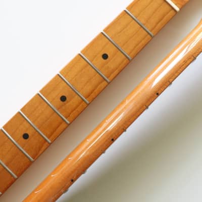 F-style 22-pin TL Canadian Baked Maple Electric Guitar Neck Guitar Handle Natural Brightness image 4