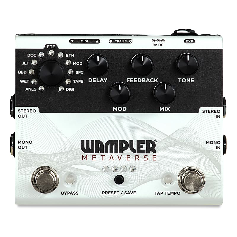 Wampler Metaverse Multi-Algorithm Delay Effects Pedal