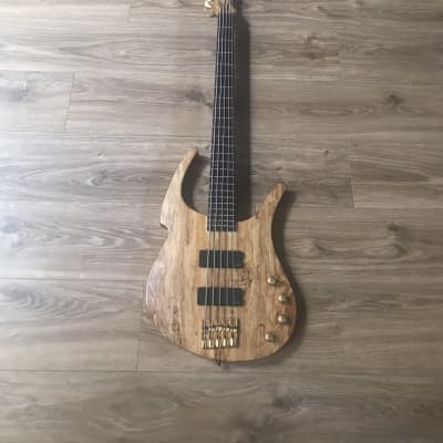Parker #08011874 CE 5 String Bass Guitar Spalted Maple image 1