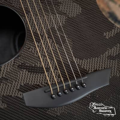 McPherson Blackout Carbon Fiber Touring Camo Top Acoustic Guitar w/ Evo Frets & LR Baggs Pickup #2321 image 2
