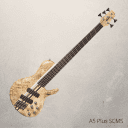 Cort Artisan Series A5PLUS 5-String Multi Scale Bass, Open Pore Natural, A5PLUSSCMSOPN, New, w/ Case