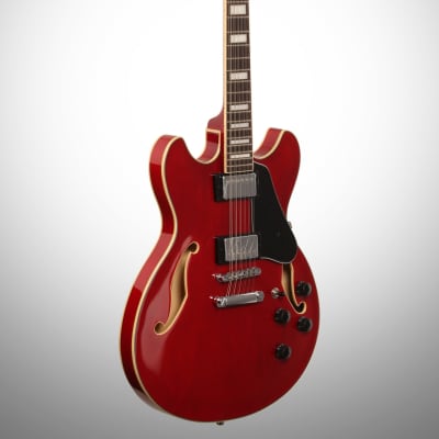 Ibanez Artcore AS7312 Electric Guitar, 12-String, Transparent Cherry Red image 5