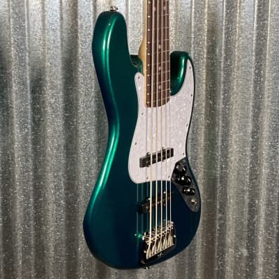 G&L USA BTO JB5 5 String Bass Emerald Green JB-5 & Bag #8078 image 6