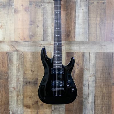 Schecter Omen 7 Electric Guitar - Black image 1