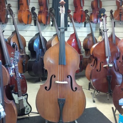 Kay 5 String-3/4 Upright Bass, Bass Fiddle, Double  Bass-Shop Setup-w/Ultralite Case and Bow image 17