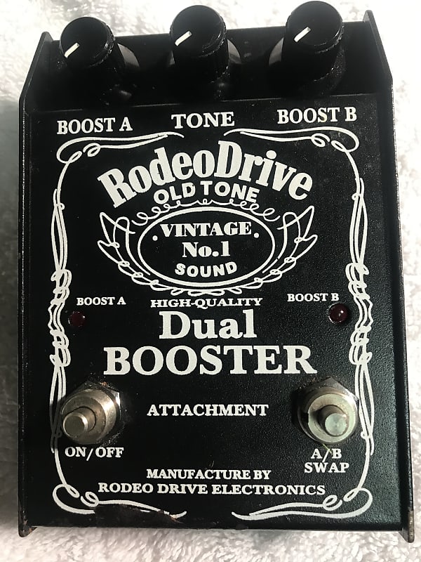 【ジャンク】RodeoDrive Dual Booster ギターエフェクター Rodeo Drive Dual Booster 1980s Black | Reverb