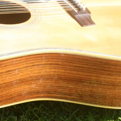 Yairi YW-500P 12 strings guitar 1989 Natural+Deluxe Flight Case FREE image 17