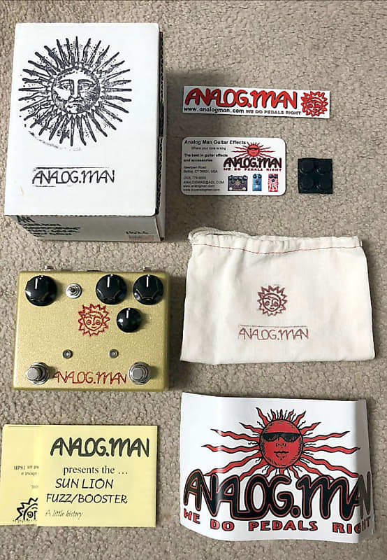 Analogman Sun Lion Fuzz Booster Pedal | Reverb Canada