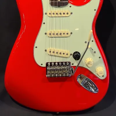 Custom Fender Stratocaster Hot Rod Red Nitro Knopfler '61 Inspired w/Gigbag Very Light Relic image 2