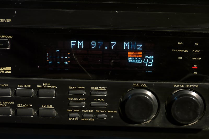 JVC RX778V Audio Video Control Receiver Reverb