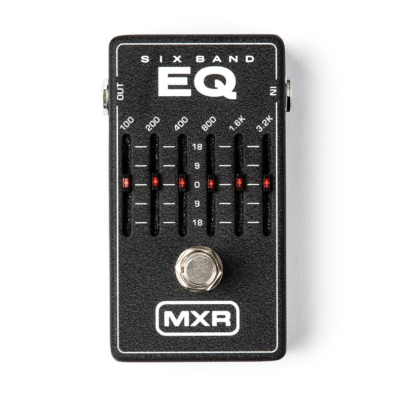 MXR M109 Six Band Graphic EQ Pedal Reverb