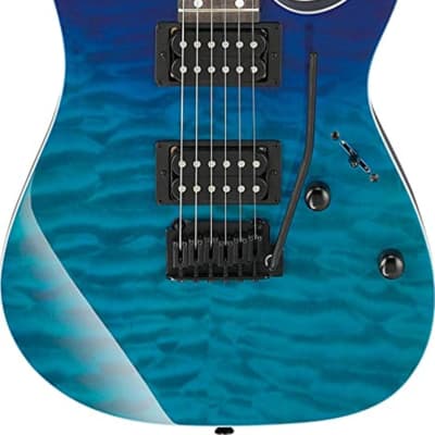 Ibanez GRG120QASP Gio Series Electric Guitar, Blue Gradation image 1