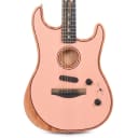 Fender American Acoustasonic Stratocaster Shell Pink w/Tortoise Rosette & Purfling (CME Exclusive)
