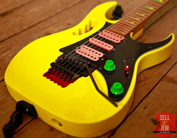 Standard　極　Yellow　jem 1990 Ibanez JEM 777 DY! Desert Sun Yellow w/ OHSC! JEM777DY
