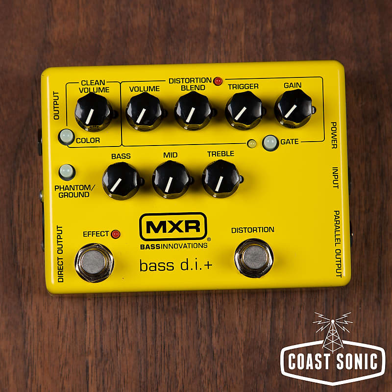 MXR Bass DI+ Special Edition Yellow | Reverb