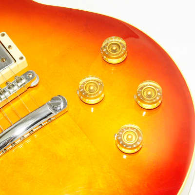 Orville Les Paul Standard Model K Serial Sunburst Electric Guitar RefNo 4716 image 6