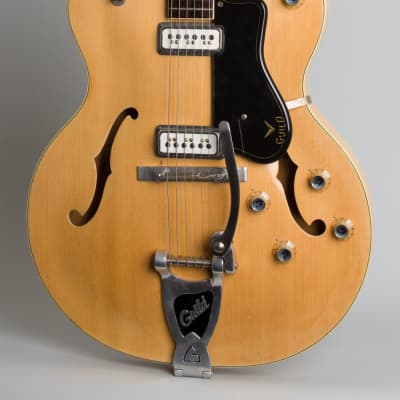 Guild  Duane Eddy Jr B Thinline Hollow Body Electric Guitar (1962), ser. #22169, original black hard shell case. image 3