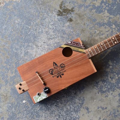 Cigar box guitar 3 string guitar handmade cbg Reverb