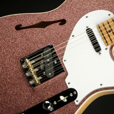 Suhr Eddie's Guitars Exclusive Custom Classic T Roasted - Rose Gold Sparkle image 15