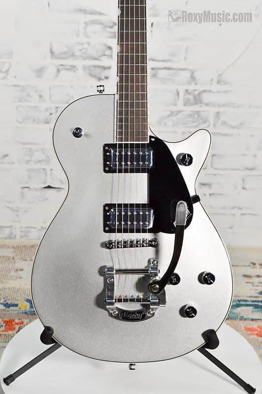 New Gretsch® G5230T Electromatic Jet FT Single Cut with Bigsby Airline Silver image 1