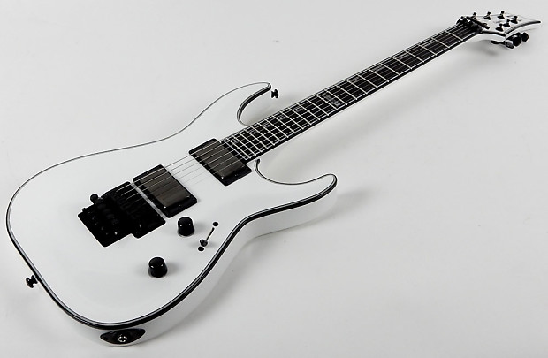 ESP LTD H-1001 FR Snow White Ebony SW E Prototype | Reverb