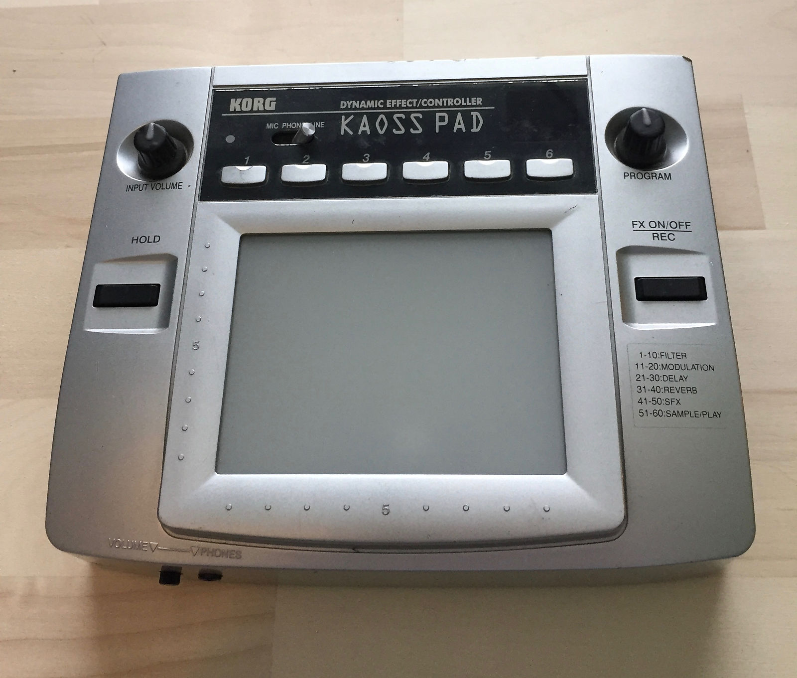 Korg KP-1 Kaoss Pad 1 | Reverb Korg KP-1 Kaoss Pad 1 | Reverb