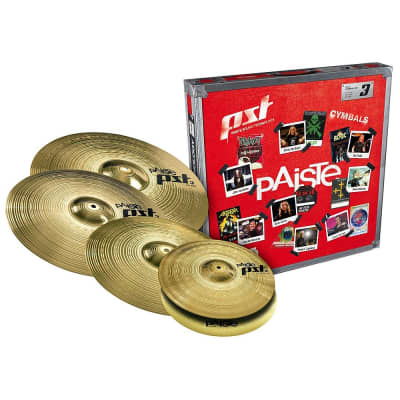 Paiste PST 3 Limited-Edition Universal Cymbal Set With Free 18" Crash 14, 16, 18 and 20 in. image 1