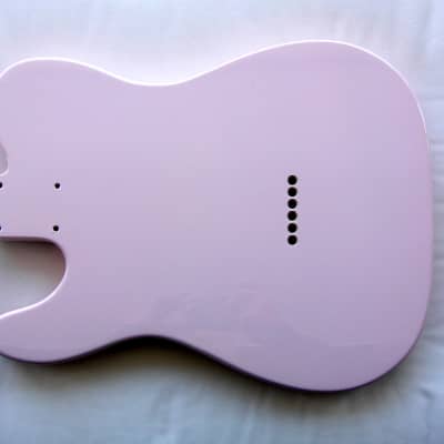 Telecaster Body / SHELL PINK /2-Piece/ GLOSS / Alder ( Fender Tele Specs) image 3