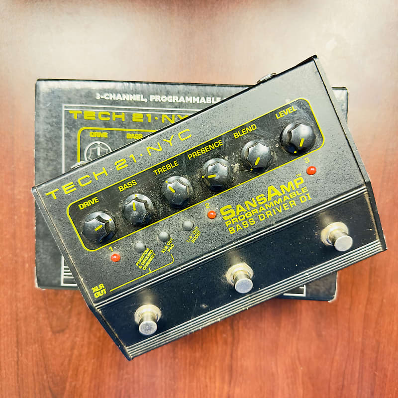 Tech 21 Sansamp Programmable Bass Driver