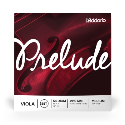 D'Addario J910 MM Prelude Viola String Set, Medium Scale, Medium Tension image 4