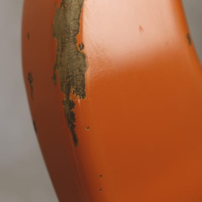 Luthier made Jazz Bass 2020 Aged Capri Orange image 6