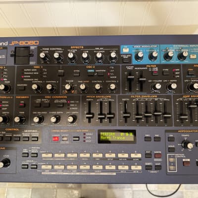 Roland Roland JP-8080 Synth 1998 Adriatic Blue Metallic - Adriatic Blue Metallic