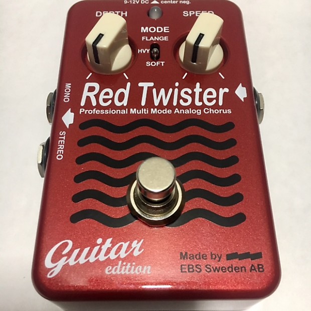 【冬バーゲン★特別送料無料！】 EBS Red Twister Guitar Analog Chorus Effect Pedal | Reverb ギター