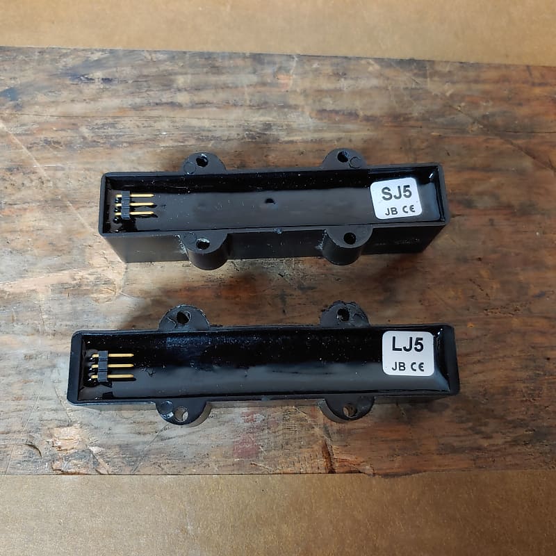 EMG J Set (SJ & LJ) With Wiring Harness Black | Reverb