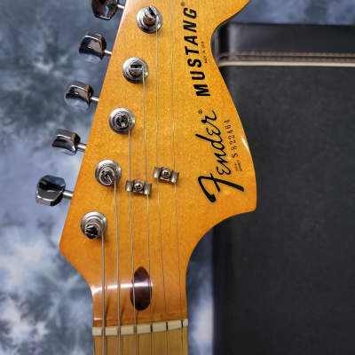 Video Demo Vintage 1977 Fender Mustang USA Pro Setup Original Fender Hard Shell Case image 7