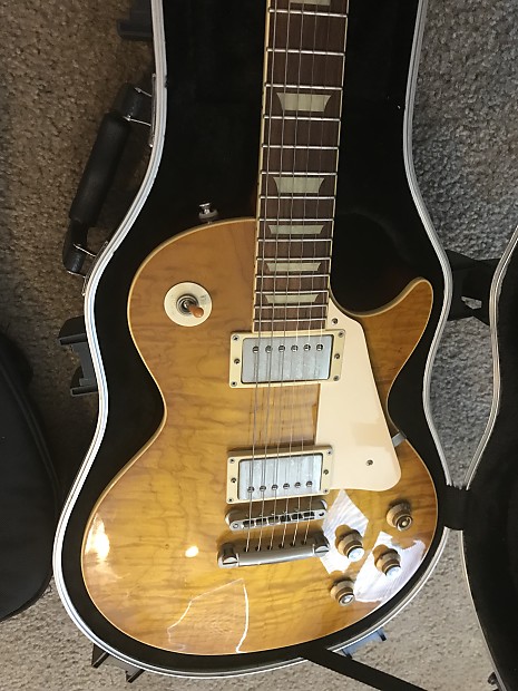 Bacchus BLP-STD/FM LD Classic Series Les Paul MIJ 2012 Lemon