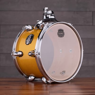 MAPEX MARS BIRCH 10 X 7 ADD ON TOM PACK WITH TH800 CLAMP, SUNFLOWER SPARKLE image 3