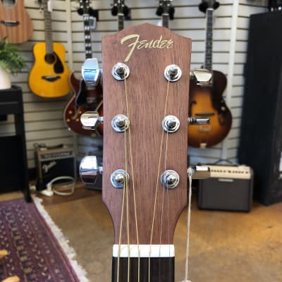 Fender FA-15 3/4 Scale Steel String Acoustic Guitar Black w/Gig Bag image 7