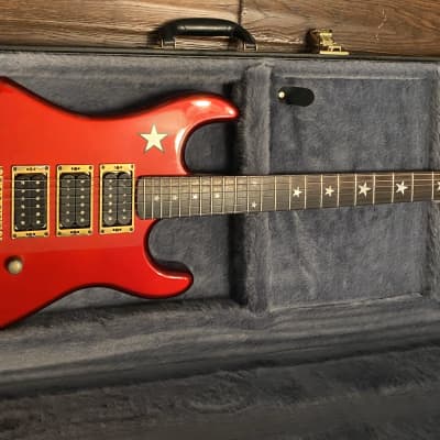 1987 Vintage Kramer Richie Sambora Jersey Star (Red