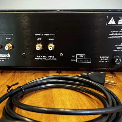 Audio Research PH3 All-Tube Phono Preamplifier Mid-90s Black image 3