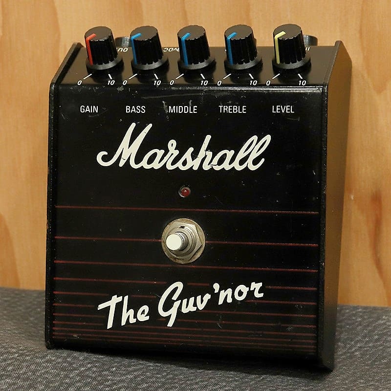 The Guv'nor pedal is ideal for smooth overdriven tones