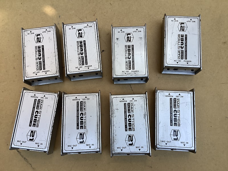 8 x Dap Audio Stage cube 21 Phamton power box Stagecube image 1