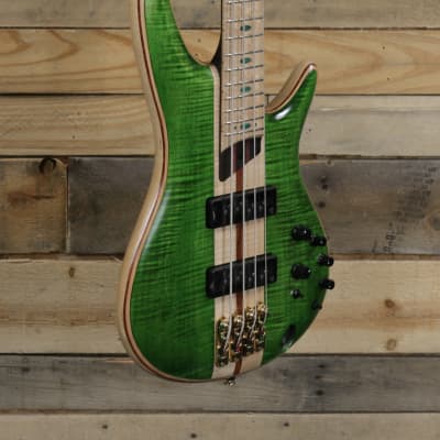 Ibanez  Premium SR4FMDX 4-String Bass Emerald Green w/ Gigbag for sale