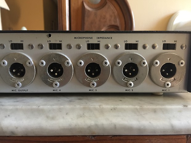 【ヴィンテージ】Shure M68 マイクミキサー 1960年代　ジャンク扱い ヴィンテージ】Shure M68 マイクミキサー 1960年代 ジャンク扱い