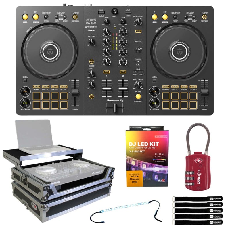 Pioneer DDJ-FLX4 2-Channel Serato Rekordbox DJ Controller w 